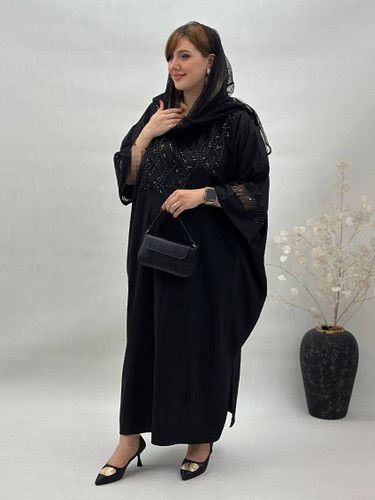 عبایی زنانه مجلسی بوگاتی و گیپور
