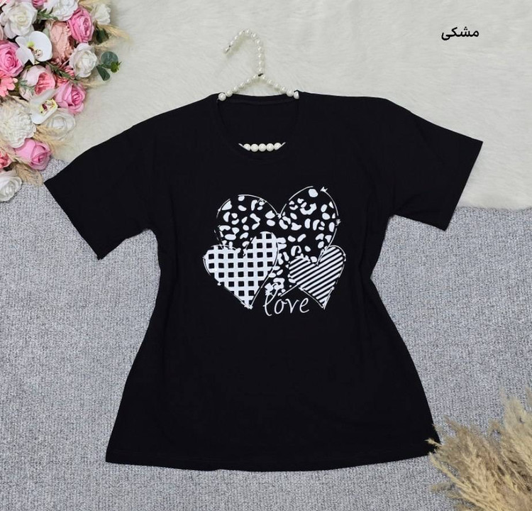 تیشرت باکسی زنانه اسپرت نخ پنبه