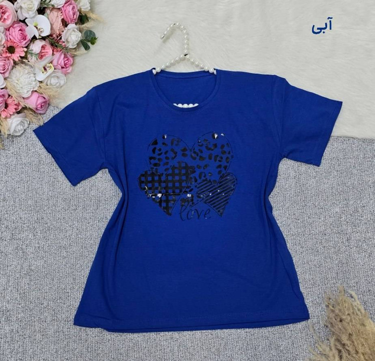 تیشرت باکسی زنانه اسپرت نخ پنبه