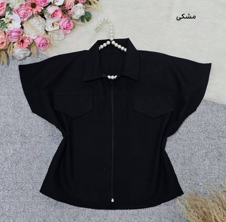 وست زنانه اسپرت لینن شسته شده
