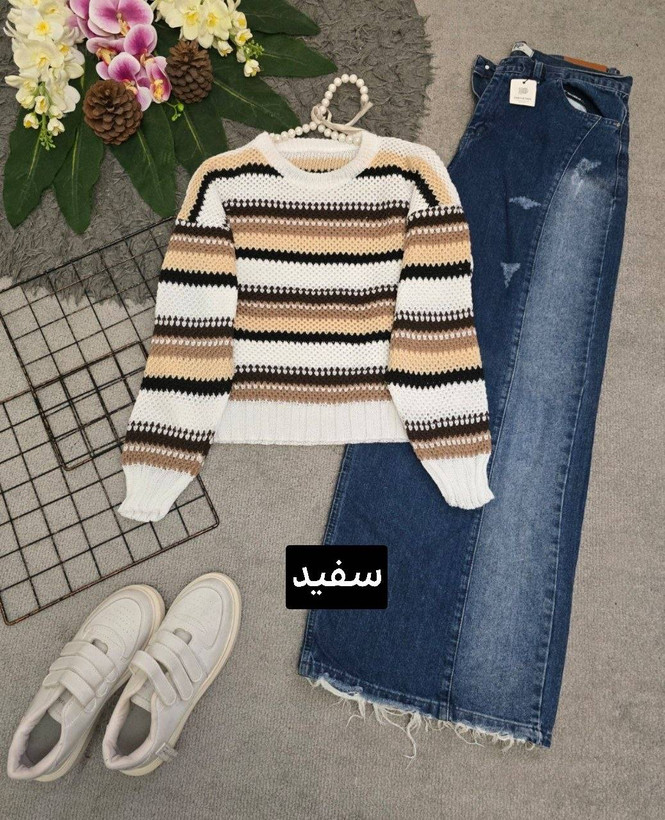 بلوز زنانه اسپرت بافت